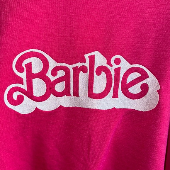 NWT Barbie™️ 💕The Movie Logo Sweatshirt 💕NWT - Picture 1 of 6